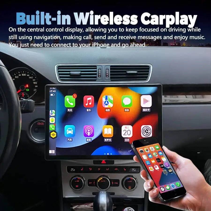Android Auto Car Radio For VW Volkswagen Golf Passat B7 B6 Skoda Seat Octavia Polo Tiguan  | AUTOKITSHOP