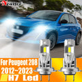 2x High Power H7 Led Headlight Canbus No Error H18 Car Bulb 6000K White Light Moto Diode L