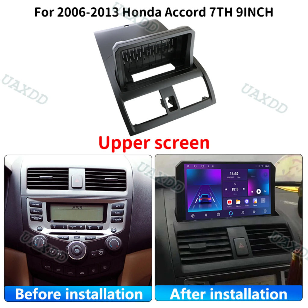 2 Din Car DVD Radio Android Fascia Multimedia for Honda 2004-2007 Accord 9 10.1 Inch Video