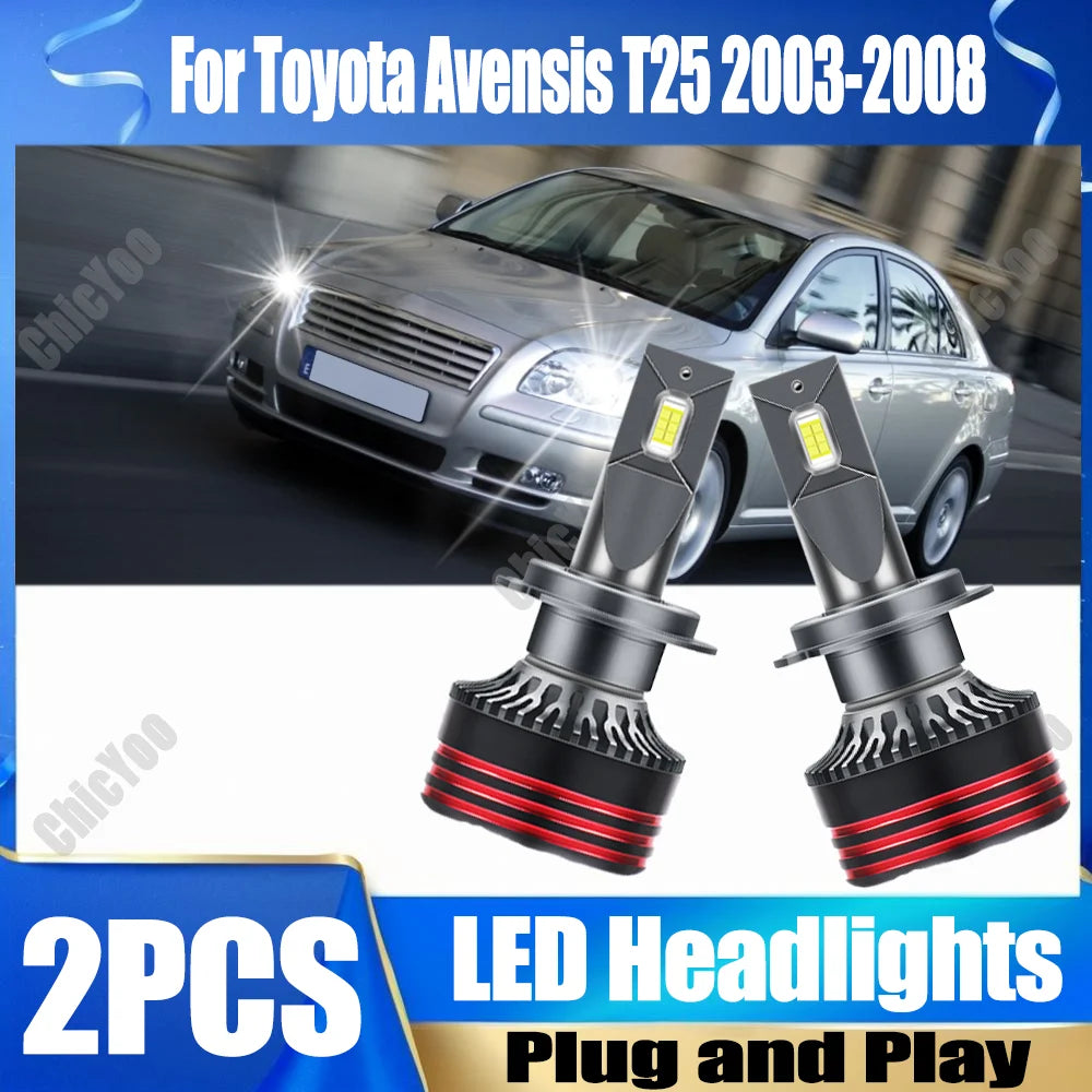 2X Plug and Play H7 Auto Headlamps Canbus No error LED Car Headlights 150W 30000LM 6000K W