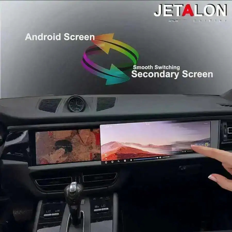 12.3inch Android Dual Screen For Porsche Macan 2018-2024 Pcm 5.0 Radio Auto Car GPS Multim | AUTOKITSHOP