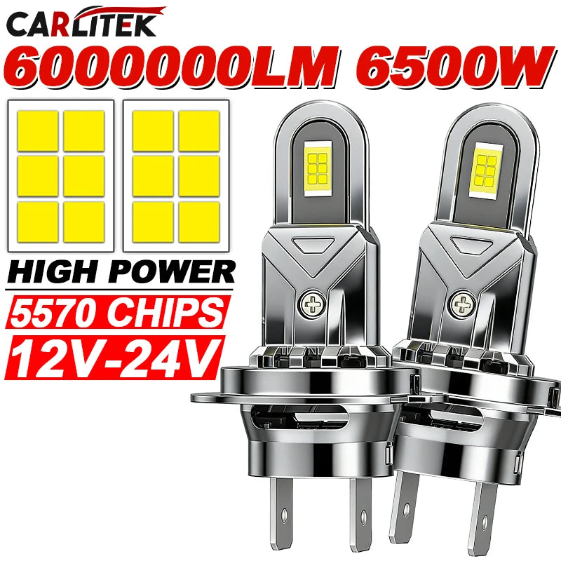 H7 Led Headlight 6500W 6000000LM H4 LED Canbus 9005 9006 H11 H8 H9 HB3 HB4 9012 Car Bulb A