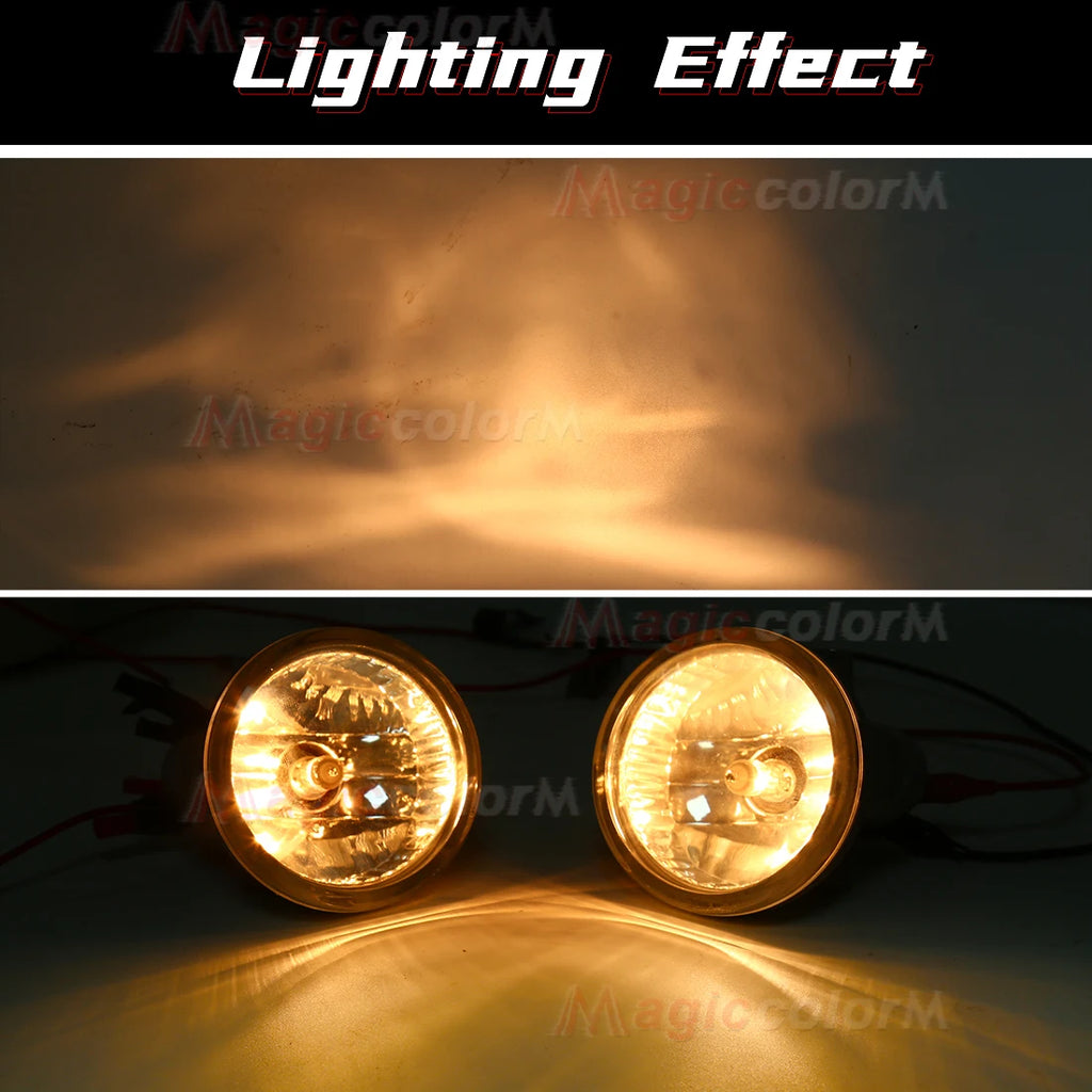 For Toyota Echo Vela 2002 2003 2004 2005 Car Fog Lamps Halogen Front Bumper Daylights DRL  | AUTOKITSHOP