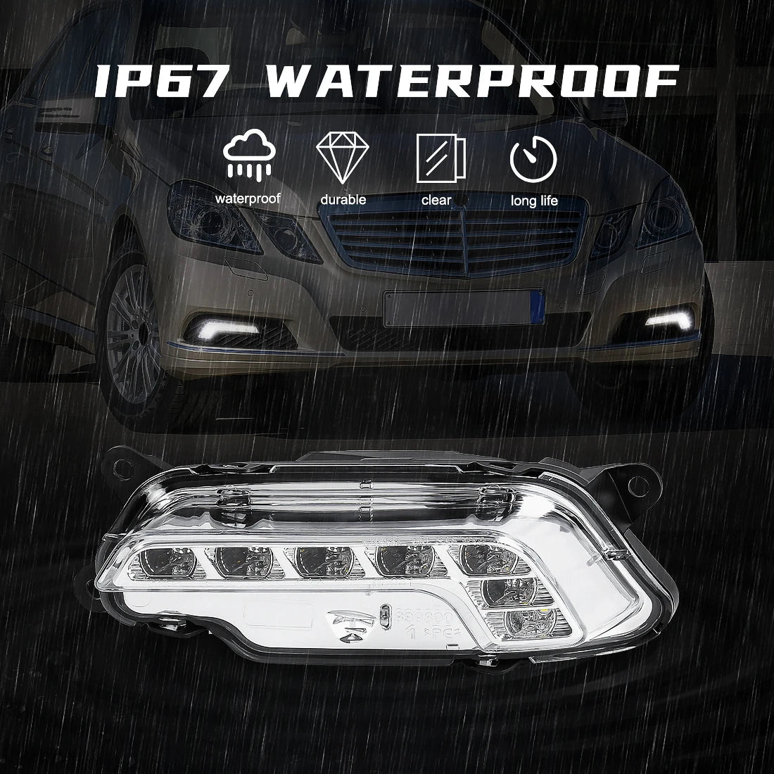 2128200756 2128200856 DRL For Mercedes Benz W212 E350 E550 E63 2010 2011 2012 2013 2014 20 | AUTOKITSHOP