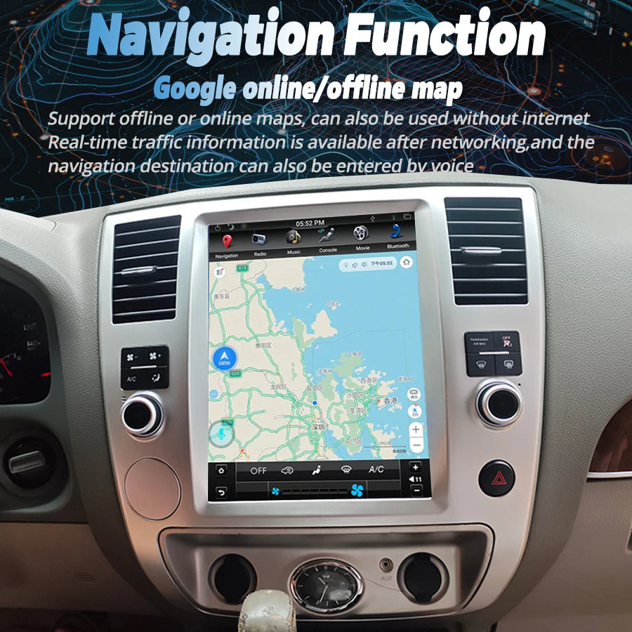12.1" For Infiniti QX80 QX56 Nissan Armada 2008-2011 Android Screen Multimedia Player Ster