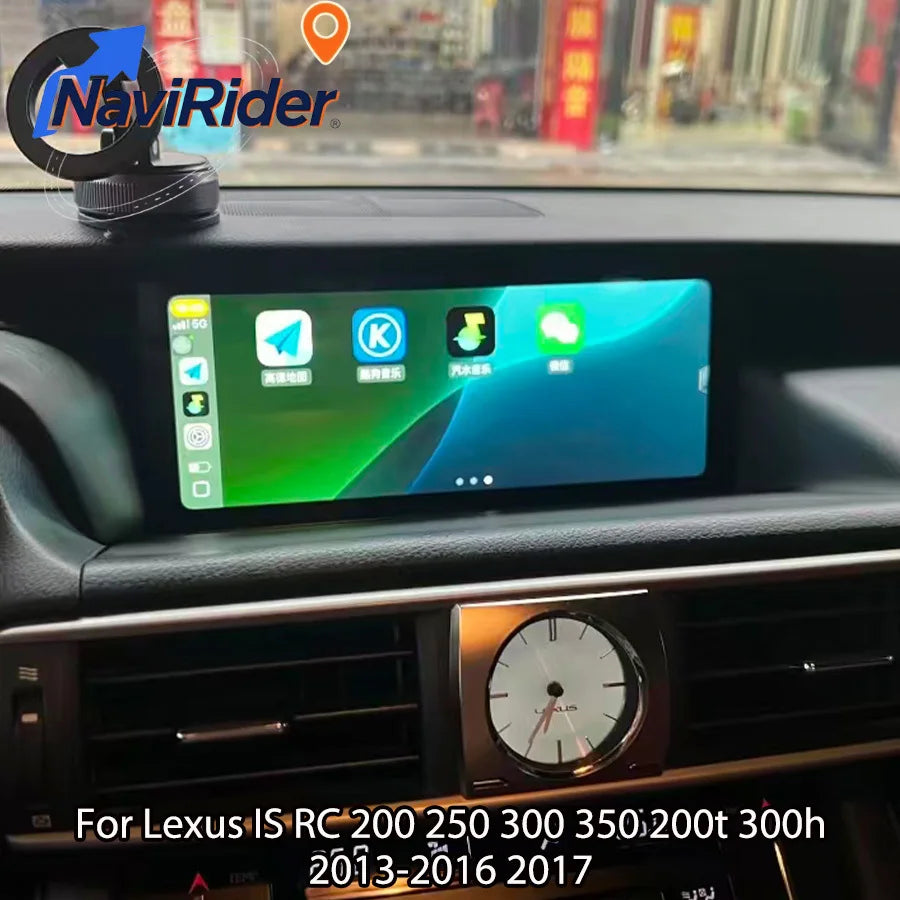 10.25" Screen Android Auto For Lexus IS RC 200 250 300 350 200t 300h 2013-2016 2017 Stereo