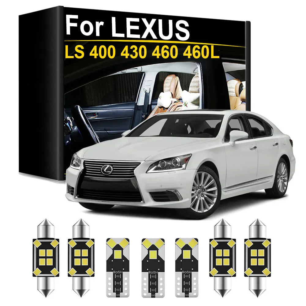 LED Interior Light Kit for LEXUS LS 1990- 2001 - Canbus Dome Map Door Trunk Bulbs | AUTOKITSHOP