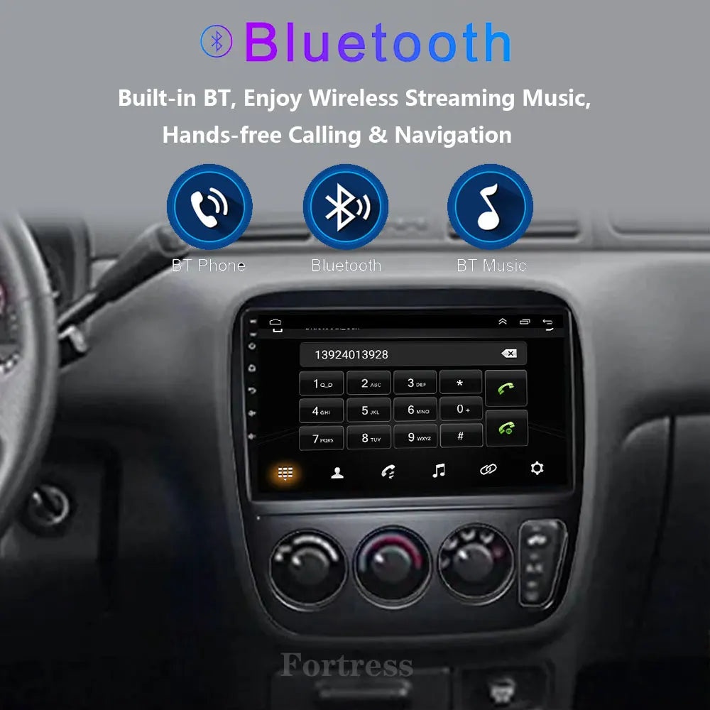 Android 16 Car Radio For Honda CRV CR-V 1995 1996 1997 1998 1999 2000 2001 Multimedia Vide