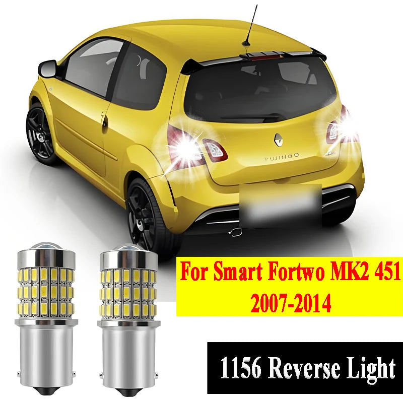 1156 BA15S Projector Lens Light Canbus Car LED Reverse Light For Smart Fortwo MK2 451 2007