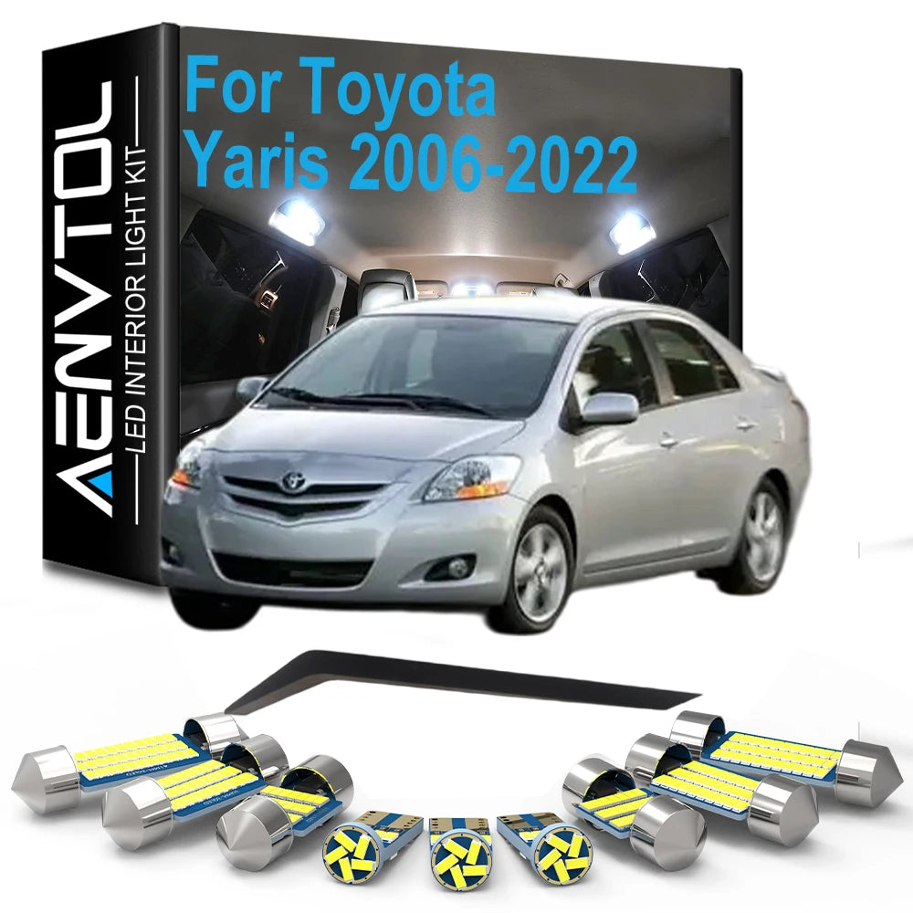 LED Interior Light Kit for Toyota 2006-2013 - Canbus Error-Free Interior Bulbs