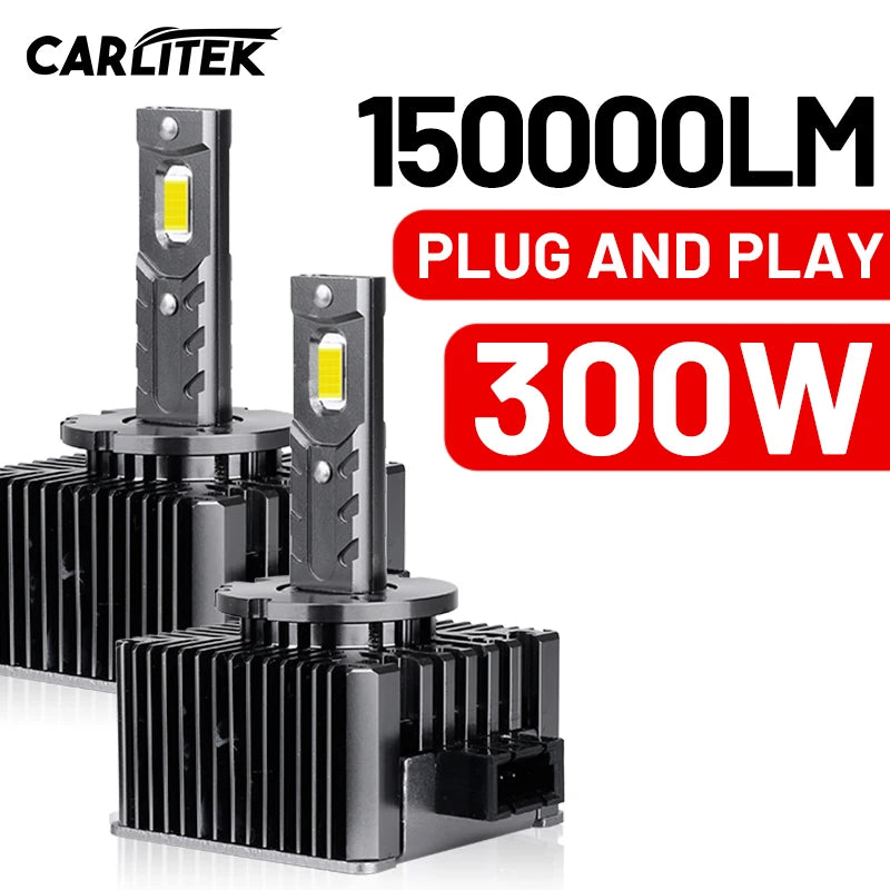 Bullvision D1S Led Headlight D3S Canbus D4S D5S D2S D8S Led 150000LM 300W D1R D2R Super Br