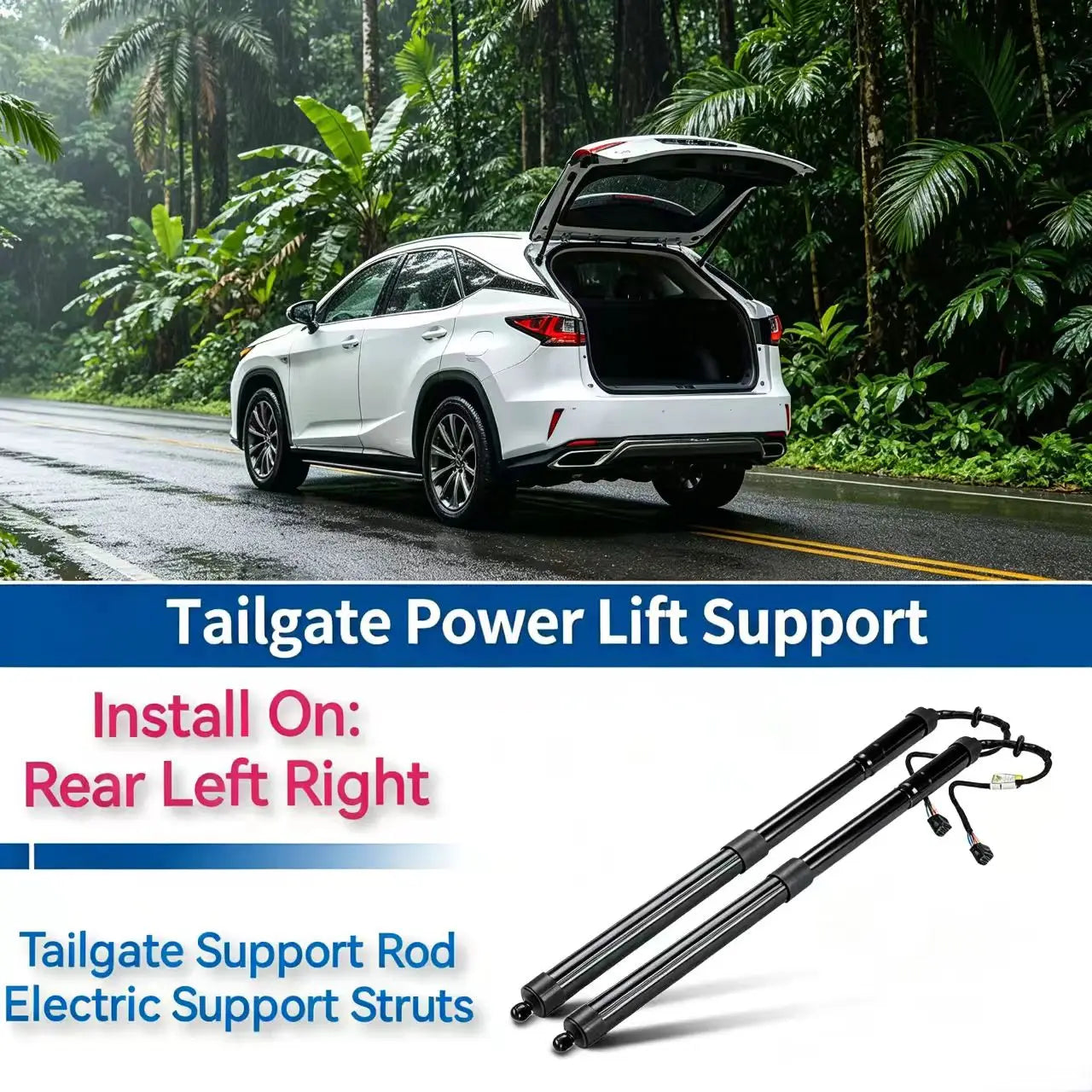 Power Hatch Lift Support For Porsche Cayenne 92A 958 2011 2011- 2014 Pair Electric Tailgat | AUTOKITSHOP
