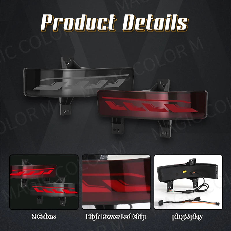 For Honda CRV CR-V 2020 2021 2022 LED Rear Bumper Reflector Light Dynamic Flowing Turn Sig | AUTOKITSHOP