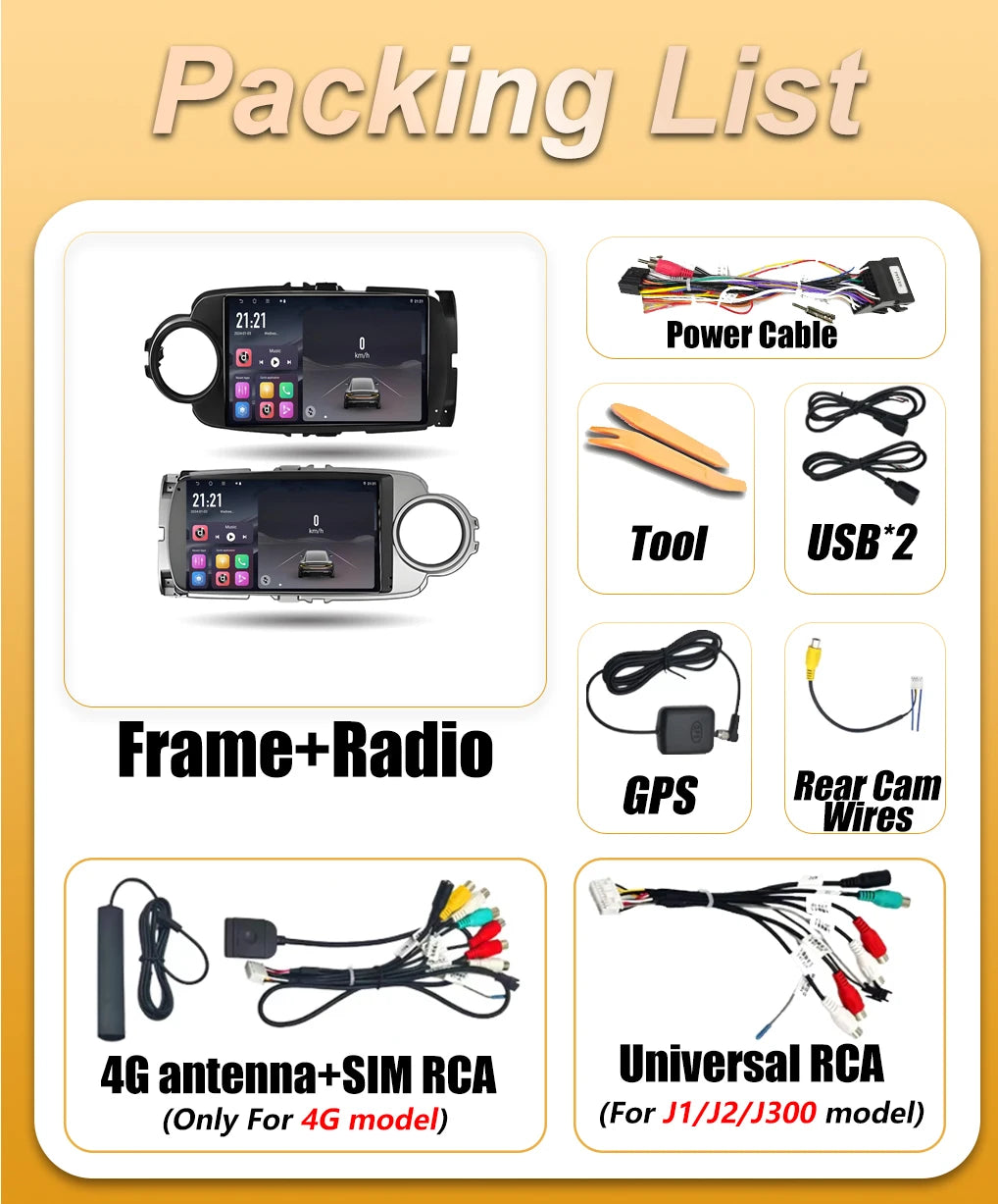 Android 16 Carplay For Toyota Yaris 2012 2013 2014 2015 2016 2017 Car Radio Autoradio Ster | AUTOKITSHOP