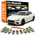 AutoKitShop LED Interior Dome Map Light Bulb Kit For Maserati Ghibli M157 3 MK3 III 20 for Maserati M157 MK3 - Canbus LED Car
