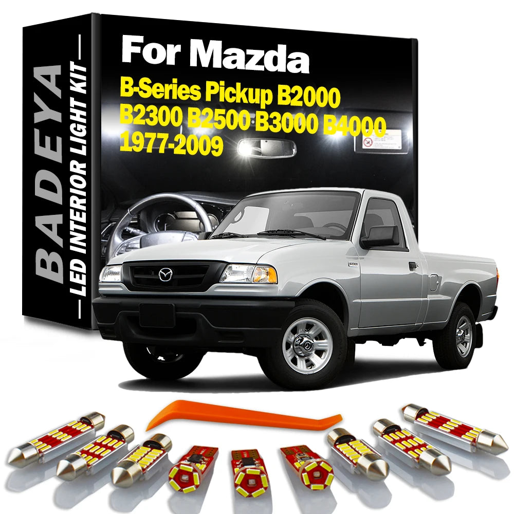 BADEYA Canbus Car LED Interior Reading Trunk Light Kit For Mazda B-Series Pickup B2000 B23