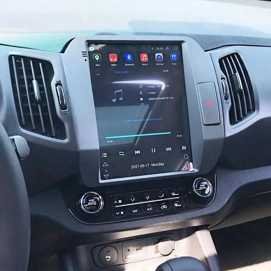 For Kia Sportage R 2014 2013 2012 2010 Car Radio Android 13 Stereo GPS Car Multimedia Audi