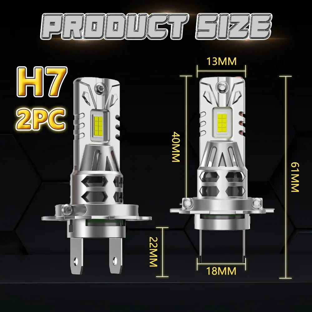 H7 H4 LED Canbus Headlight Bulb 1000W Ultra Powerful Spotlight Motorcycle Lamp Ampoule LED