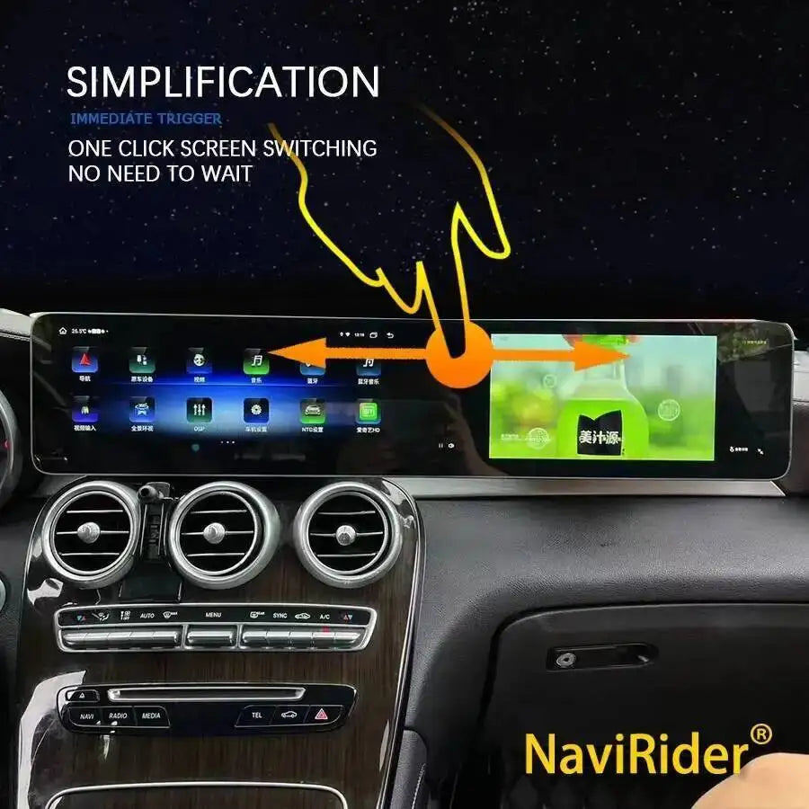 RGB - Ambient Light - for Mercedes NTG5 GLC - Car Interior Lighting | AUTOKITSHOP