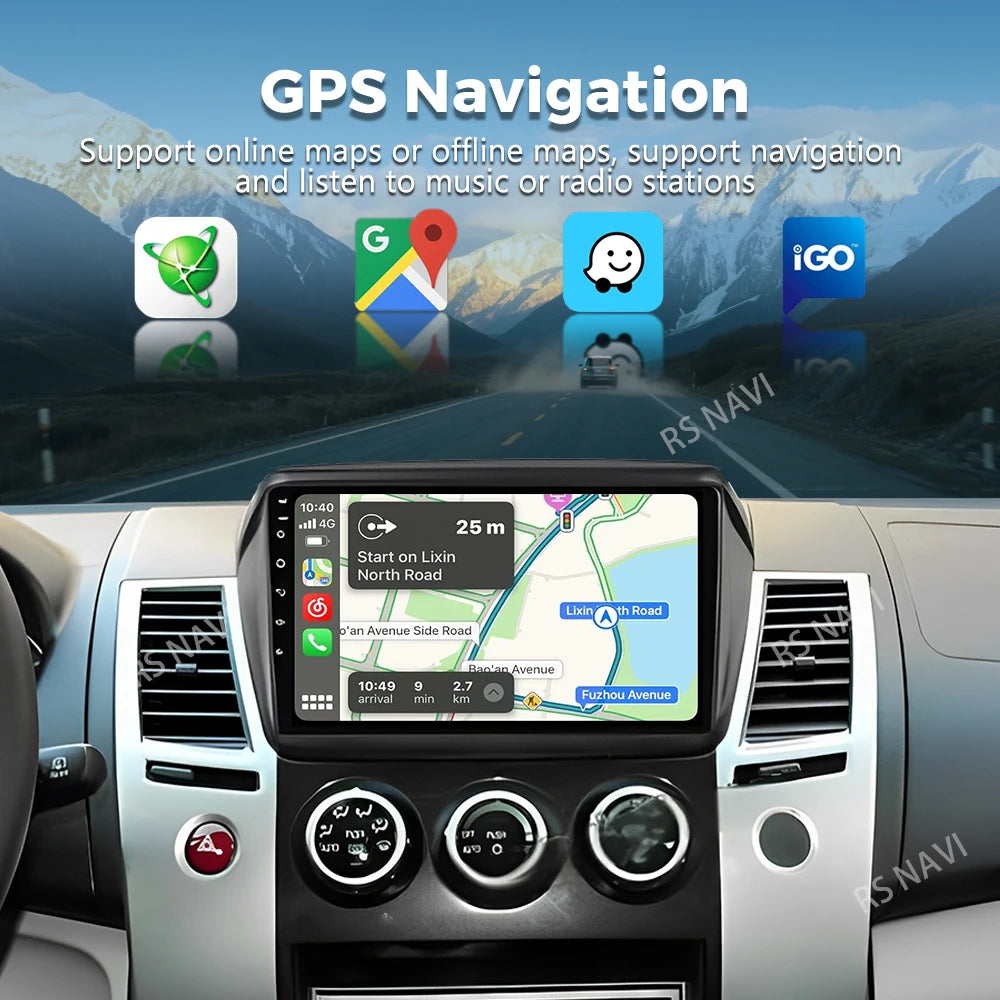 Android 16 For Mitsubishi Pajero Sport 2 2008 - 2016 L200 Triton 2006 - 2014 Android Car R