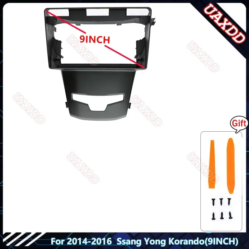 For 2014-2016 Ssang Yong Korando 9INCH CD DVD Radio Android Harness Screens Accessories Na