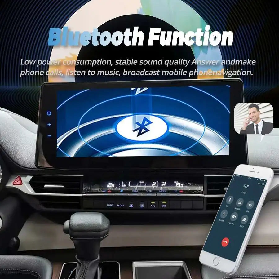 12.3'' Android 15 For Toyota SIENNA Granvia 2022 2021 2020 Stereo Car Radio IPS Screen Aut | AUTOKITSHOP