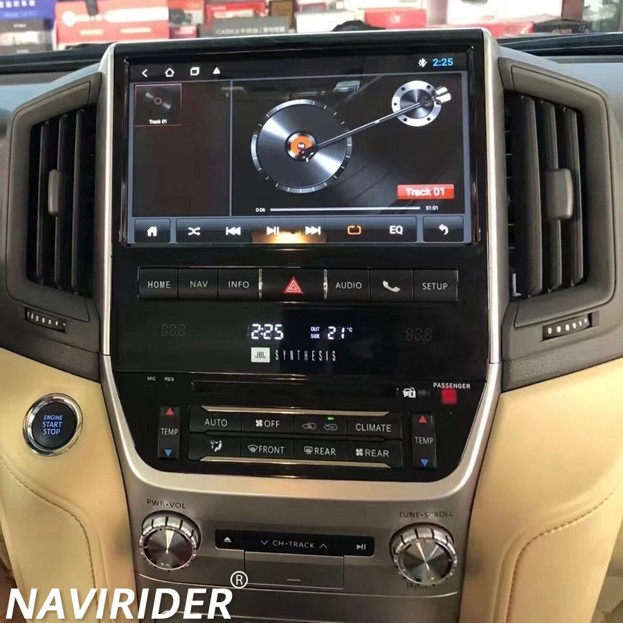 **10'' Radio For Toyota Land Cruiser 2008-2022 Wireless Carplay Navirider Tesla Screen | AUTOKITSHOP**
