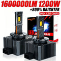 D3S D1S LED Headlights Canbus 1:1 HID D2S D4S D8S D1R D2R D3R D4R Auto Lamp 1600000LM 1200