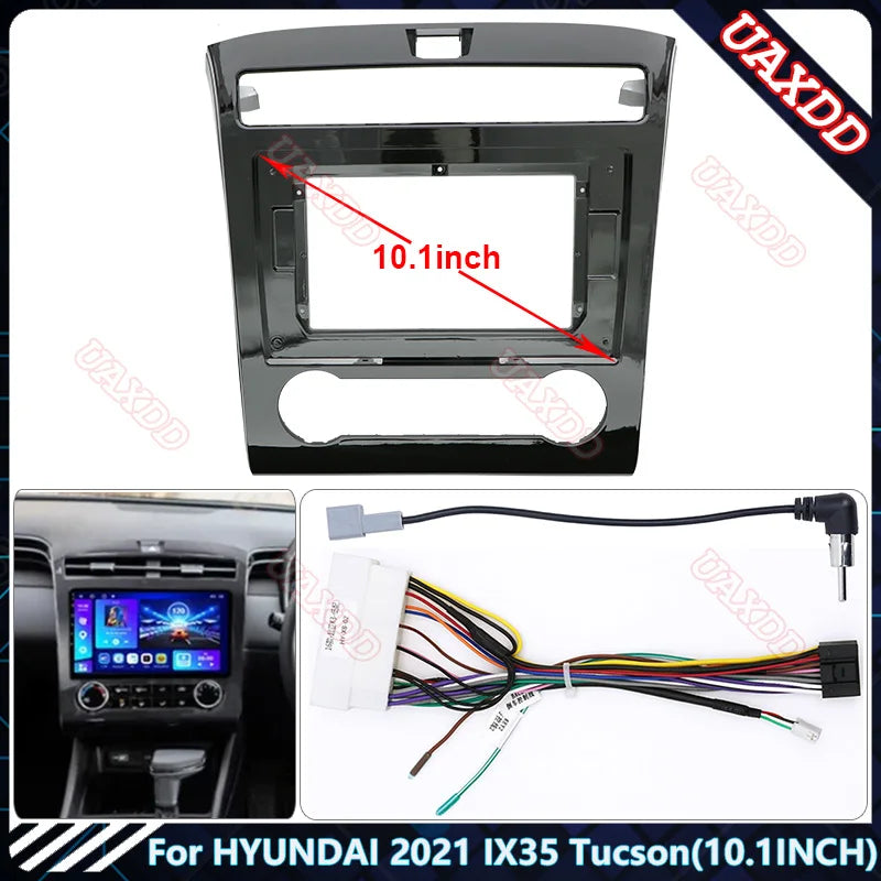 For HYUNDAI 2021 IX35 Tucson 10.1 Inch UV Car Radio Android Stereo Audio Screen Multimedia