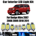 8-Piece LED Interior Light Kit for Dodge - Canbus Error-Free Interior Bulbs