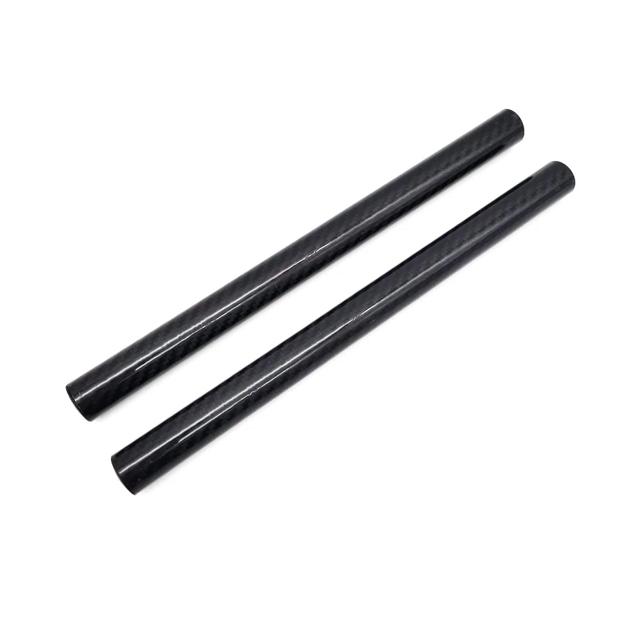 2× Carbon Fiber Bar Diameter 22mm 7/8" Motorcycle Clip-On Grips Tube Handlebars