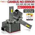 D1S D2S D3S LED Canbus No Error Headlight Bulbs 2200000 Super Bright 1:1 Xenon D4S D1R D3R