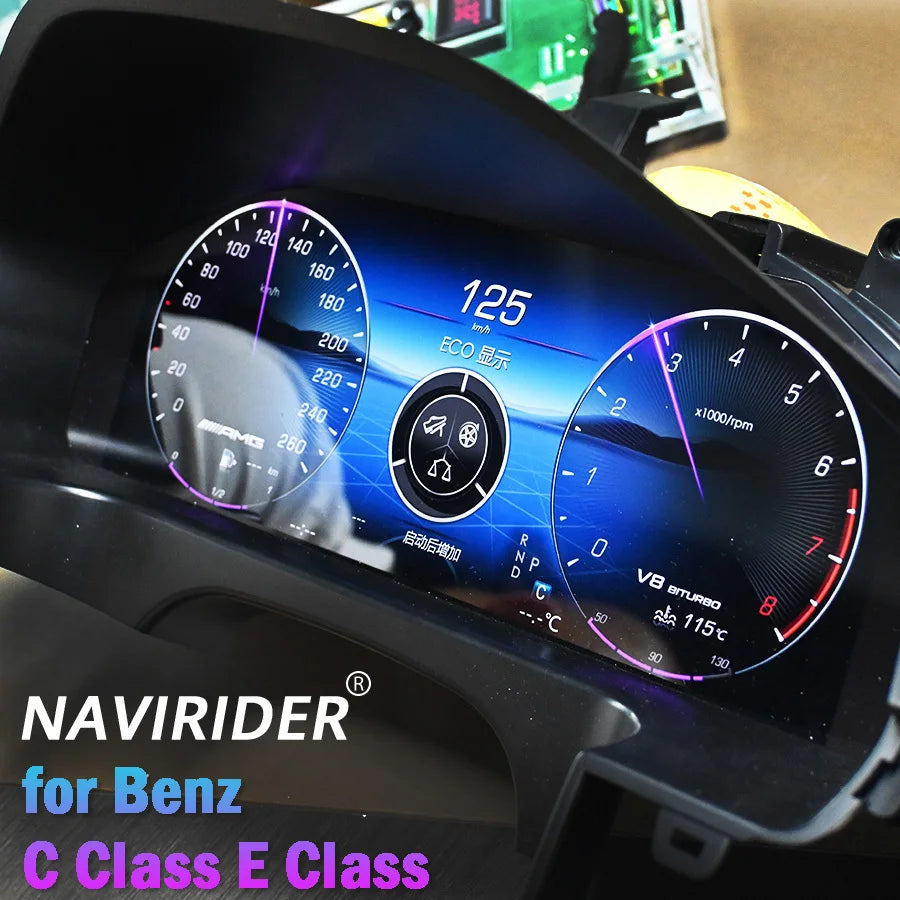 LCD Car Digital Cluster Instrument CockPit Upgrade Smart Cluster 12.3 Inch For Mercedes Be