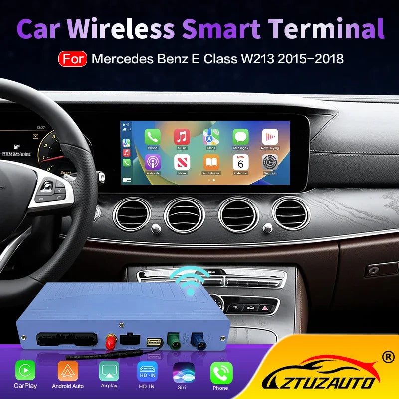 Wireless CarPlay for Mercedes Benz C/S Class W205 W222 2017-2019 with NTG5.5 Android Auto