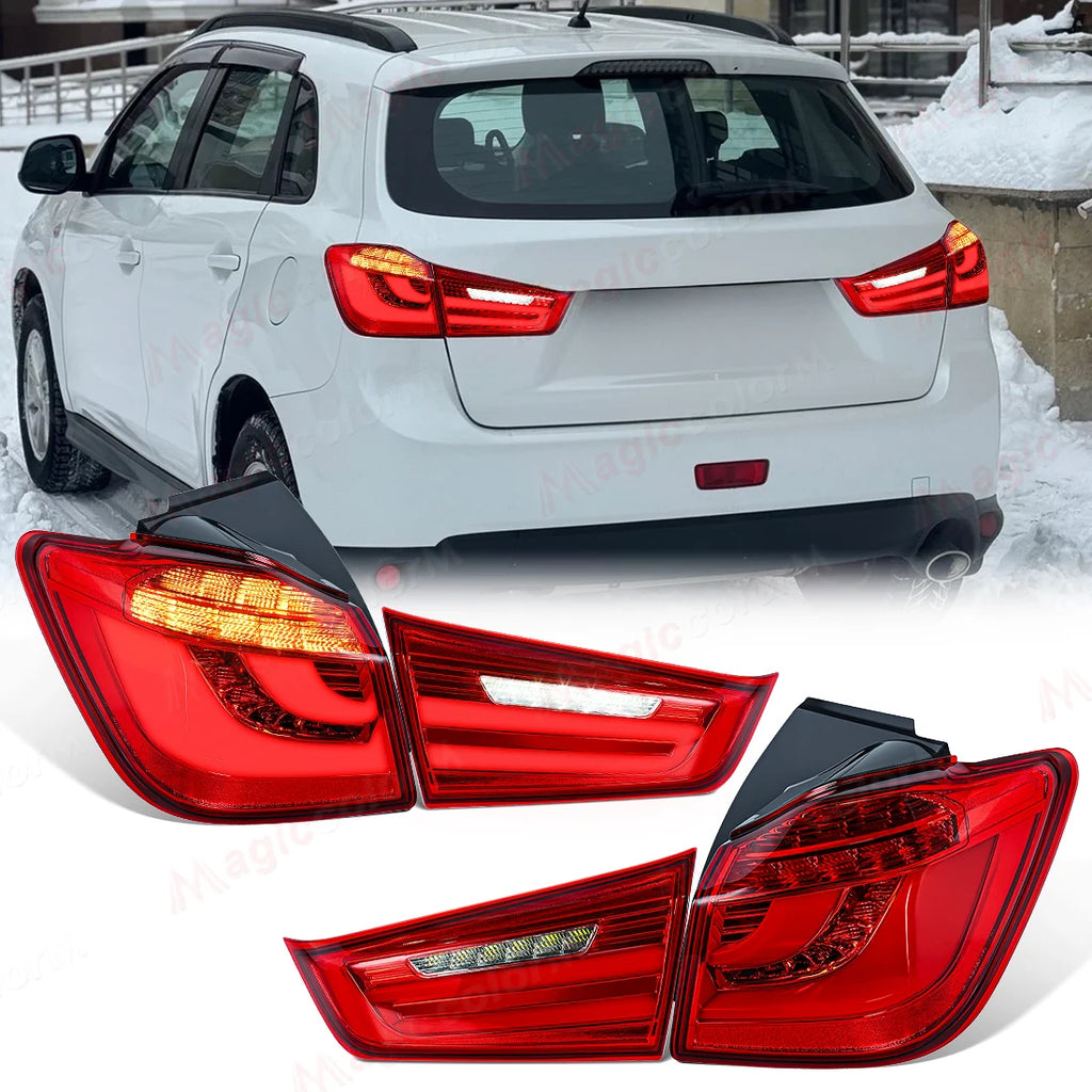 LED Rear Tail Lamps For Mitsubishi ASX Outlander Sport 2011 2012 2013 - 2016 2017 2018 Run | AUTOKITSHOP