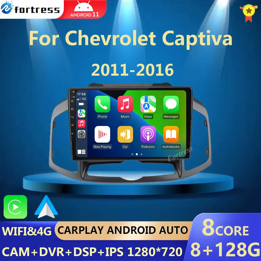 Android 13 For Chevrolet Captiva 1 2011-2016 Car Radio Multimedia Video Player Navigation