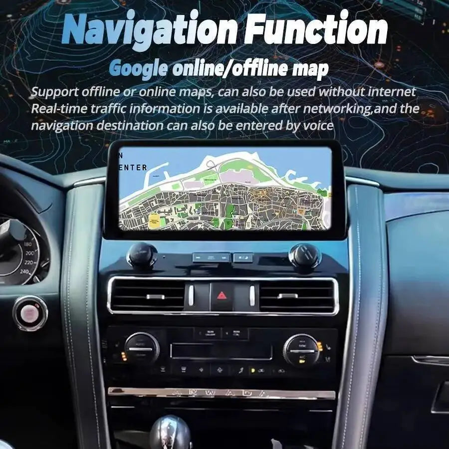 Head Unit Stereo 12.3inch For Nissan Armada Patrol Royale SL Y62 QX80 QX56 CarPlay 2009-20 | AUTOKITSHOP
