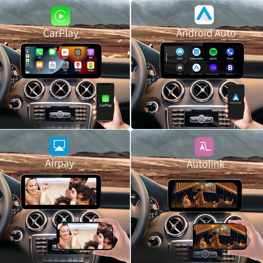 Wireless CarPlay Android Auto 12.3 Touch screen Multimedia Radio for Mercedes-Benz A W176  | AUTOKITSHOP