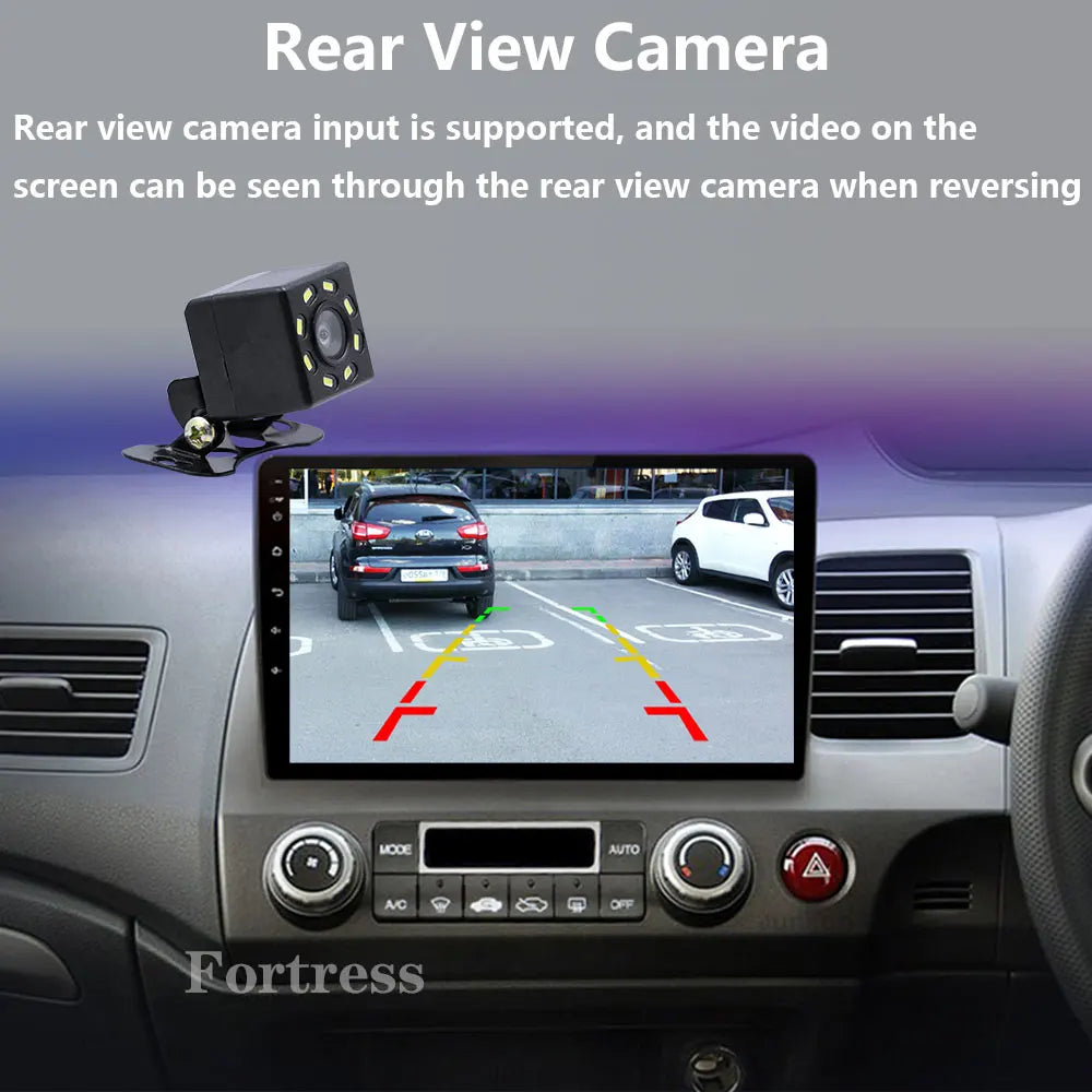 Android 16 Car Radio Multimedia for Honda Civic RHD 2005 - 2012 Player 2Din Right Hand Dri