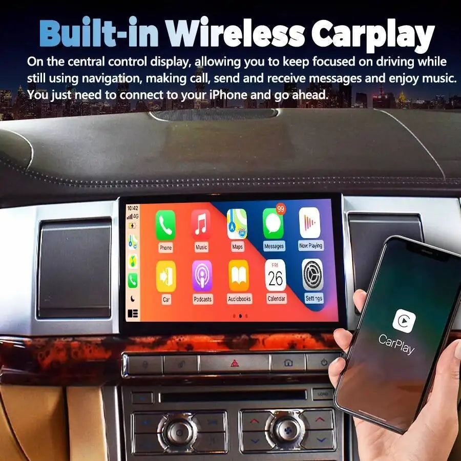 DSP Carplay Car Multimedia Video Palyer For Jaguar XF 2009-2015 GPS Car Radio HU Android 1