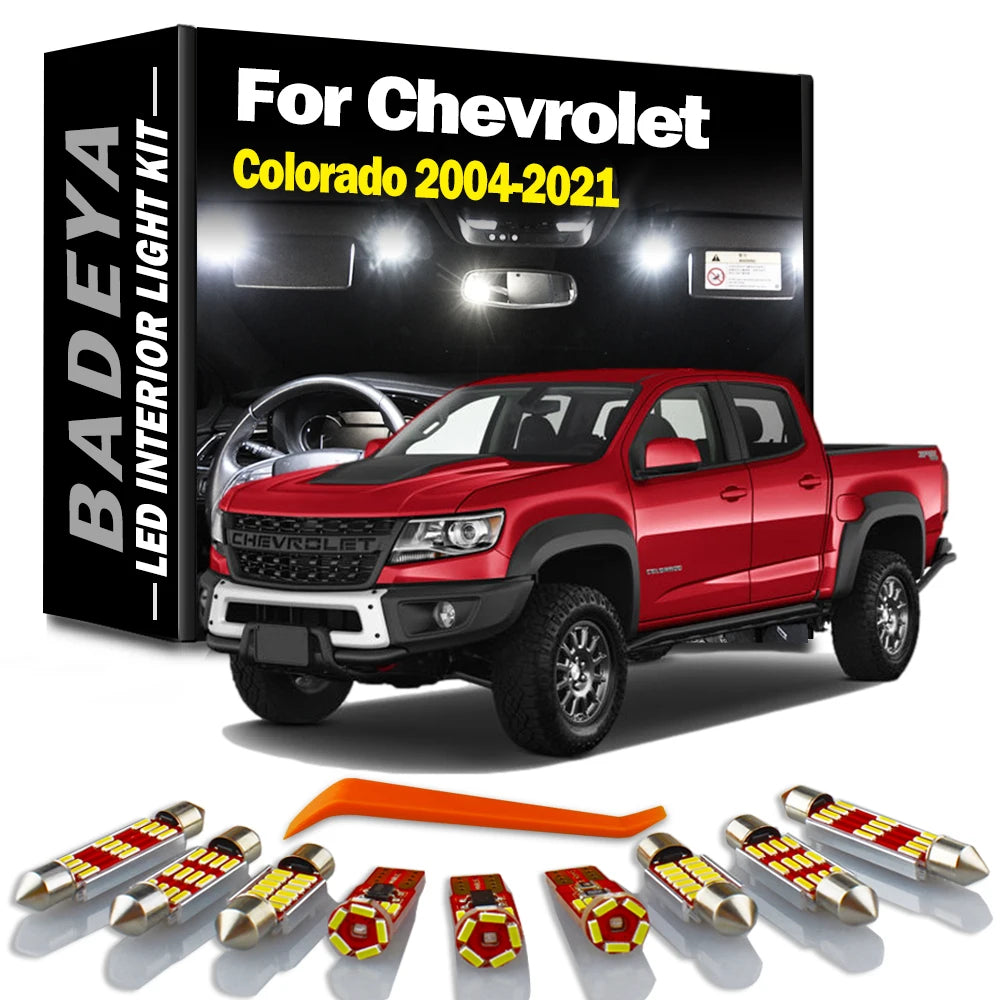 LED Interior Light Kit for Chevrolet 2004-2019 - Canbus Error-Free Interior Bulbs