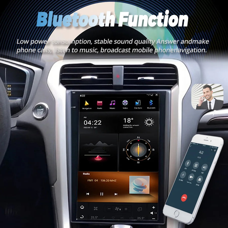 12.1" Car Radio For Ford Fusion Mondeo 5 2014 - 2019 Touch Screen Audio Multimedia Video P | AUTOKITSHOP