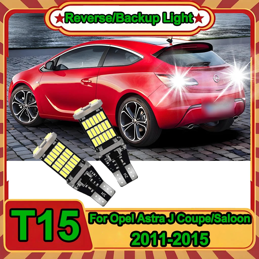 T15 W16W Canbus Plug and Play LED Reverse Light 6000K 1:1 Original Design For Opel Astra J