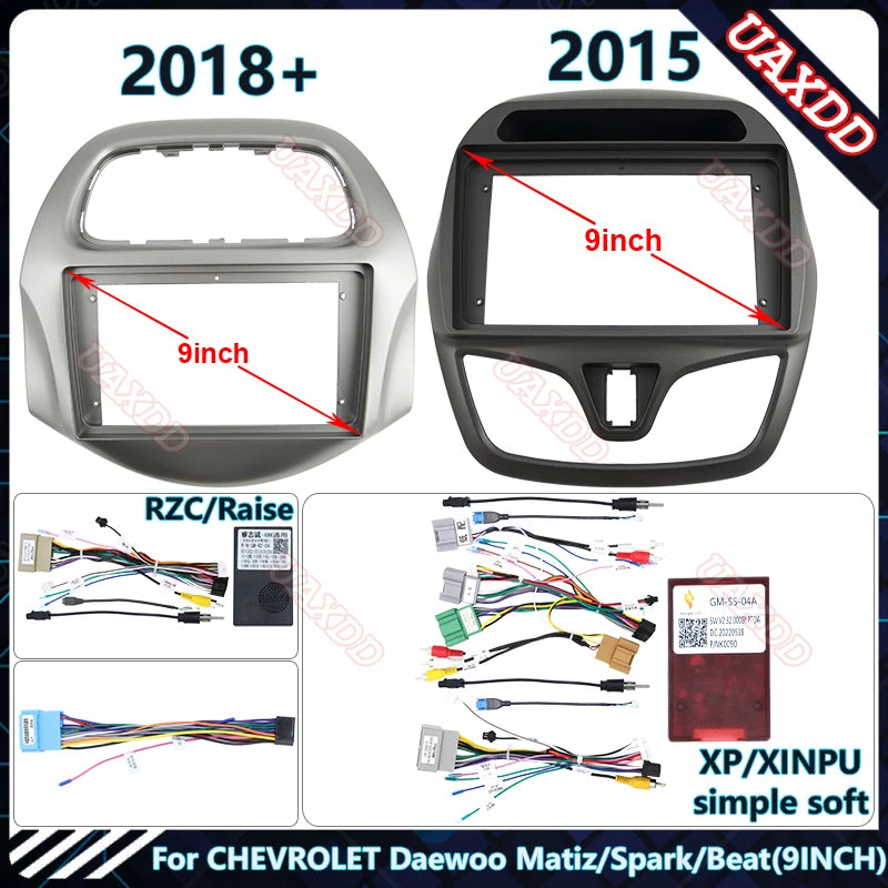 Radio Android Stereo Harness Navigation Dashboard Cable Frame CanBus for CHEVROLET 2015-20