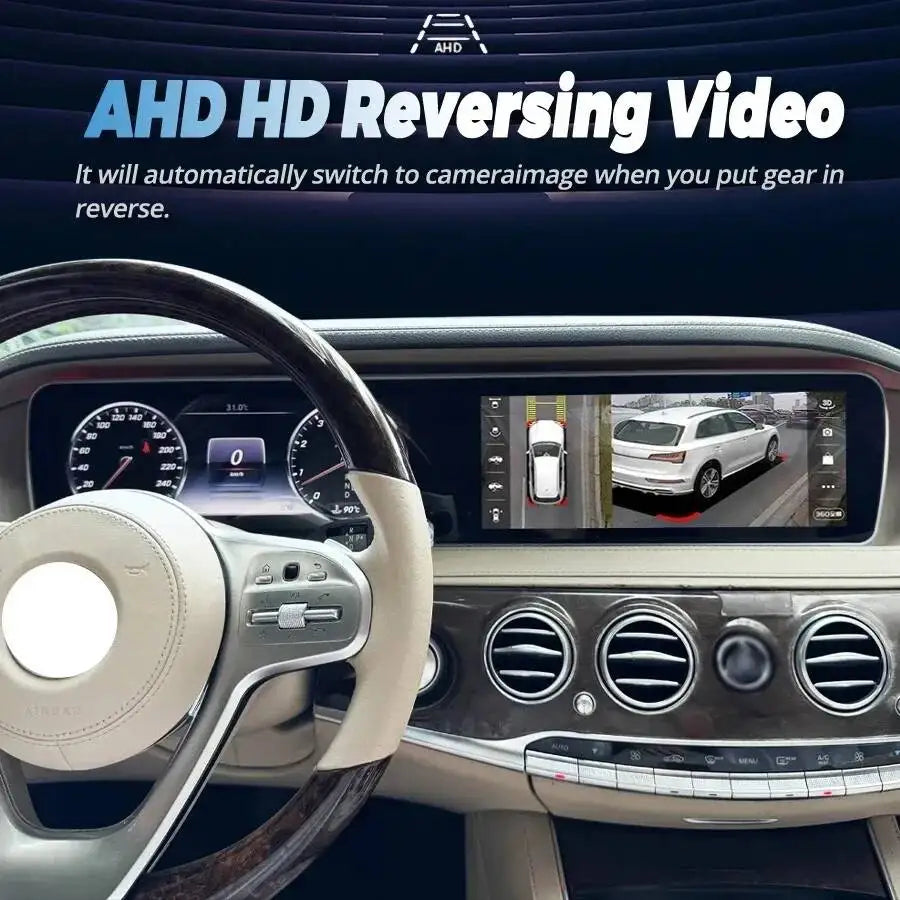S 12.3" Car Multimedia Video Player For Mercedes Benz S-Class W222 2014-2018 Wireless Carp | AUTOKITSHOP