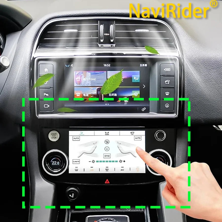 7" Car AC Panel LCD Screen For Jaguar XF XFL XE XEL FPACE F PACE 2015-2020 Air Conditioner | AUTOKITSHOP