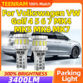 Car W5W T10 194 168 Canbus No Error Small Lights 12V 6W Parking Lamp 6000K For Volkswagen
