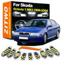 AutoKitShop 12Pcs No Error Canbus For Skoda Octavia 1 MK1 1U 1996- 1999 2000 2001 2002 for Skoda MK1 1996-1999 - Canbus LED Ca
