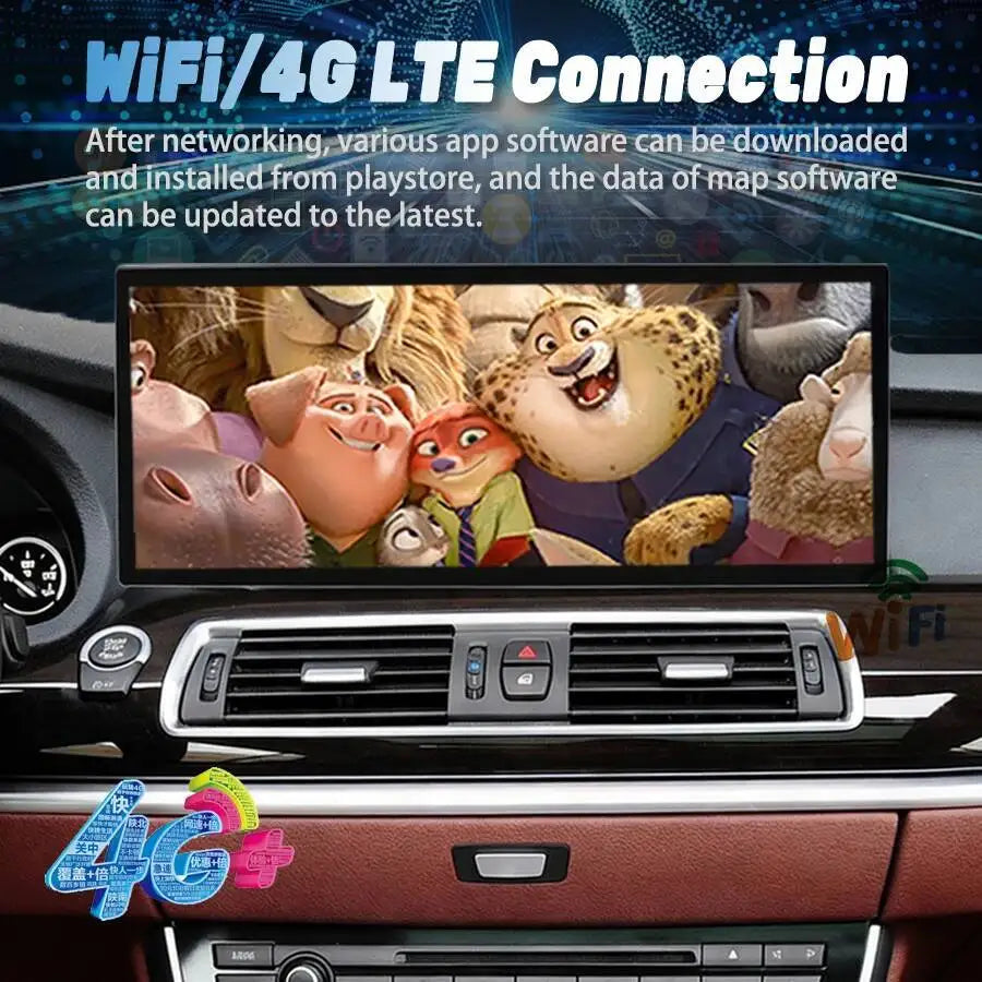 GPS Navigation Carplay Auto WIFI 4G Bluetooth 15.8inch Android 13 Car Multimedia Video Pla