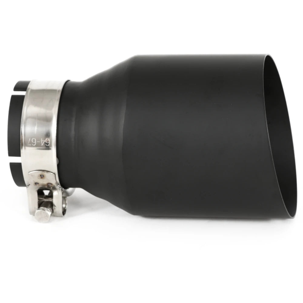 1Piece Matte Black Stainless Steel Exhaust Muffler Car Auto Parts Modified Tip Tail Accessories  - Automotive LED Light